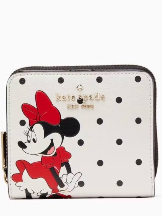 kate spade Handbags - Disney X Kate Spade New York Minnie Mouse Zip Around Wallet- NWT